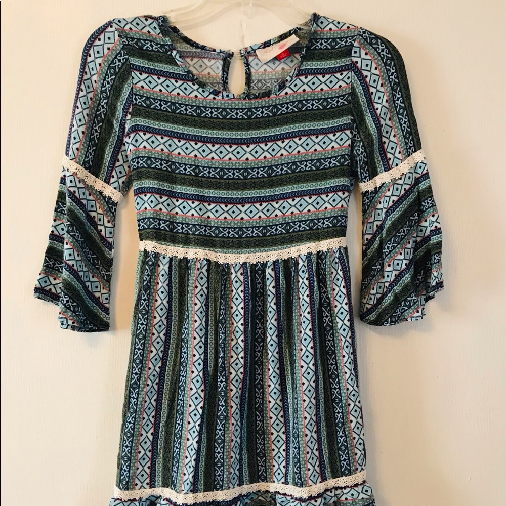Girls Sz 12 Blue Dress